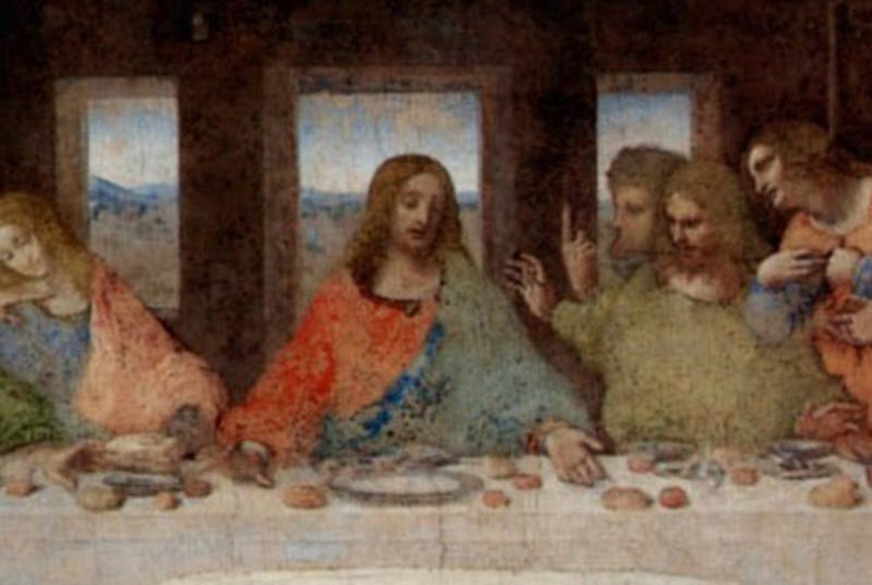 Leonardo Da Vinci, “Het Laatste Avondmaal”, 1498 izi.TRAVEL
