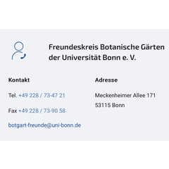 Freundeskreis der Botanischen Gärten Bonn